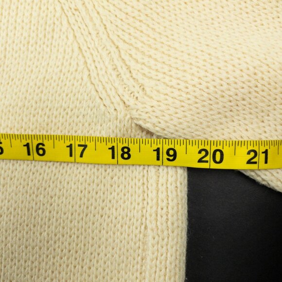 Vintage 1970s Dorce Leroy Knitwear Cardigan Large Wool Sailboat Embroidered - Picture 13 of 16